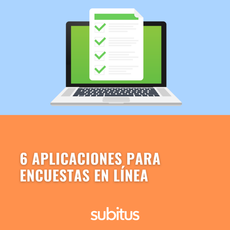 Seis aplicaciones para encuestas en línea. Imagen de portada en blog.