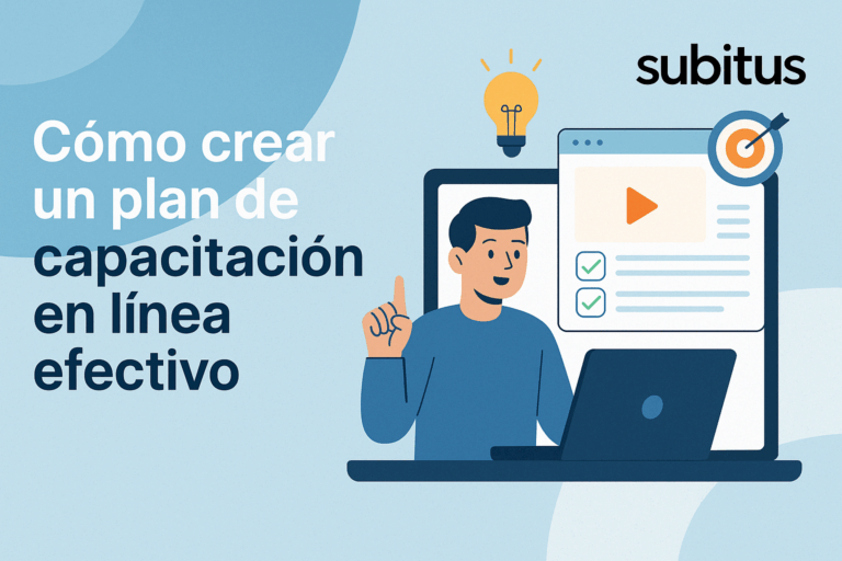 Portada de artículo: Cómo crear un plan de capacitación en línea efectivp